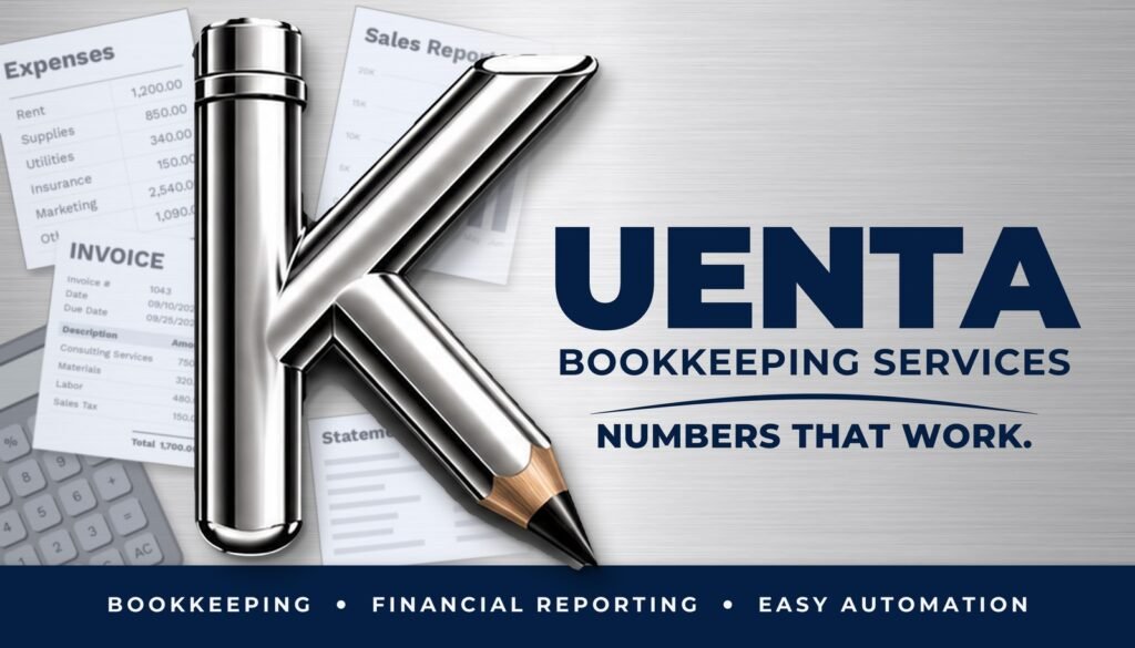 Kuenta Bookkeeping Services: bookkeeping, financial reporting, easy automation